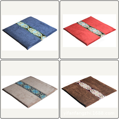 modern Simplicity Seat cushion dining table and chair Seat pad European style Chair pads high-grade Lotus leaf Round stool Piano stool Seat cushion