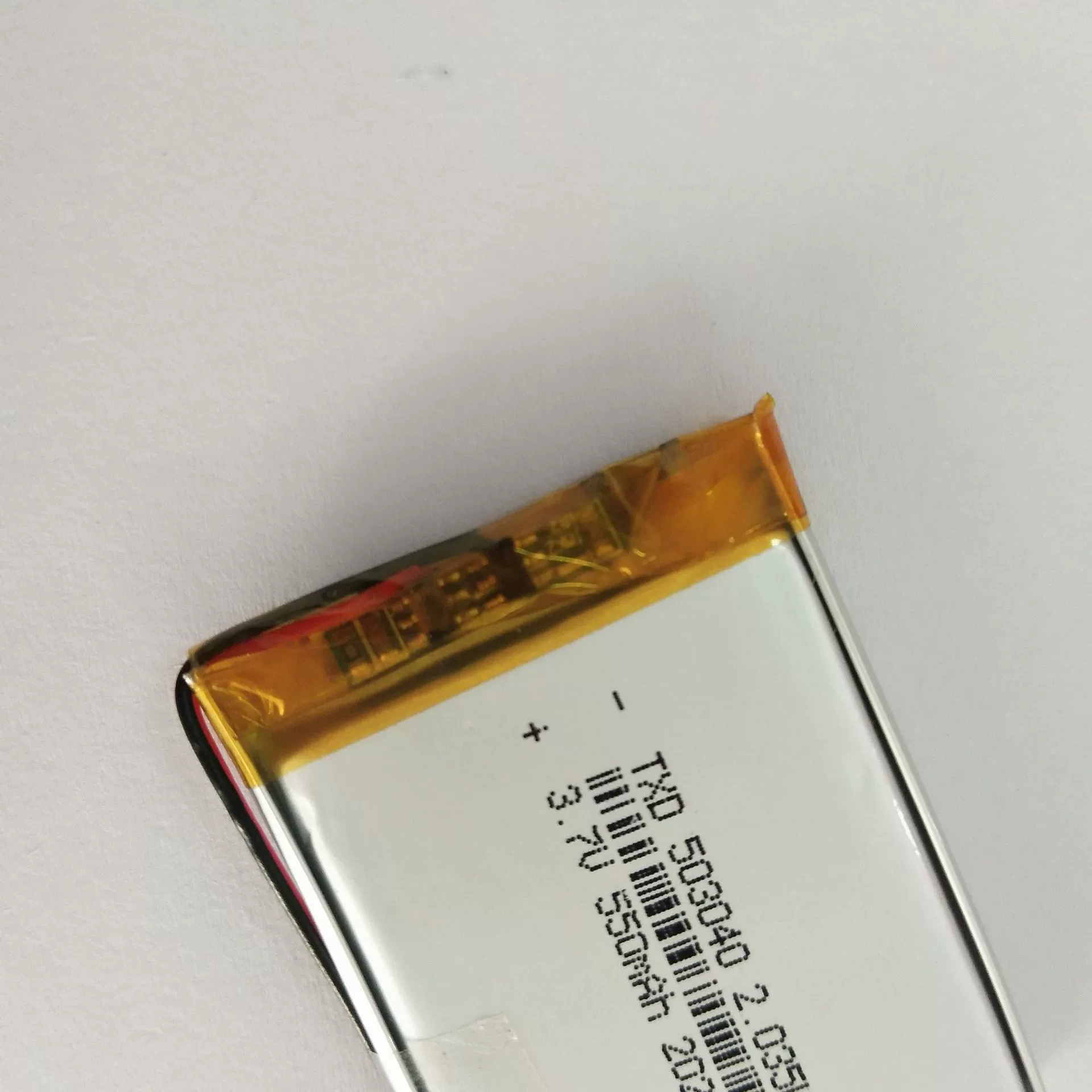 Полимерная литиевая батарея 3.7В 503040-500mAh для атомайзера, музыкального фонаря, ручного косметического прибора, с литиевым кабелем