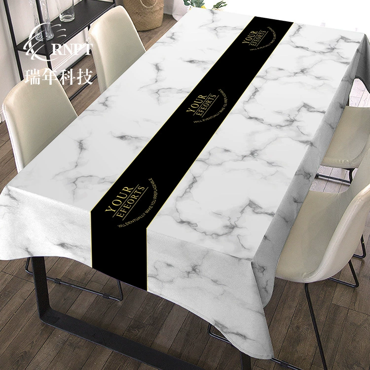 Ruinan [Фабрика прямых продаж] Европейская минималистская скатерть журнальный столик водонепроницаемая маслостойкая одноразовая скатерть из ПВХ