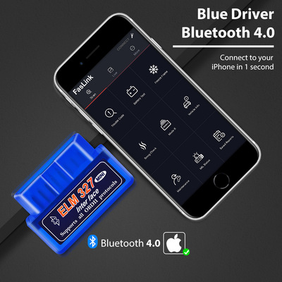 OBDResource ELM327 BLE4.0 support Apple mobile phone 327WIFI paragraph Bluetooth 327 iOS