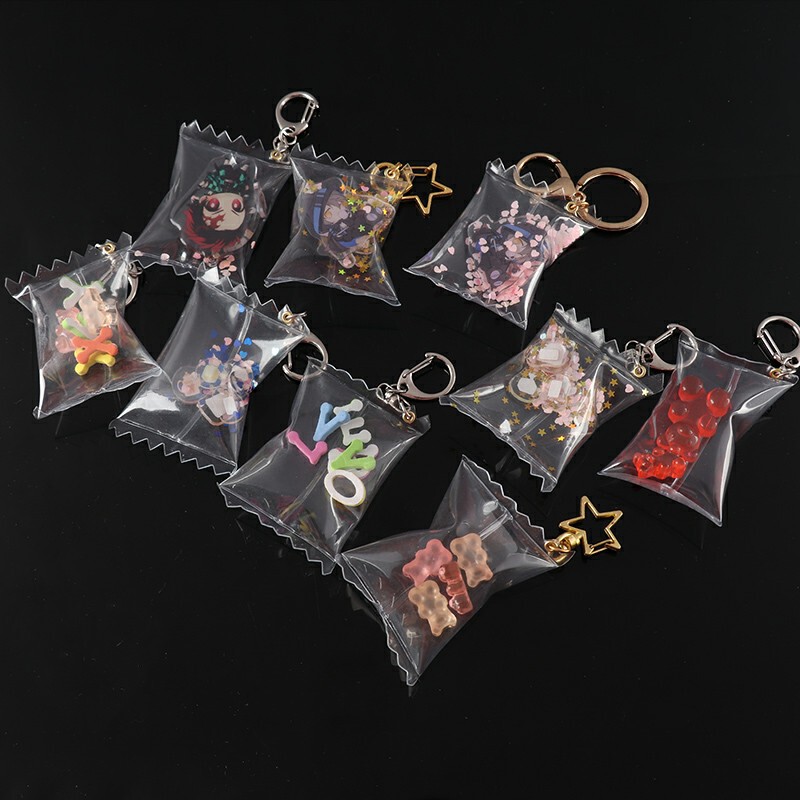 pvc Inflatable Candy Pendant Thickened Universal Packaging Bag Foreign Trade Candy Hanging Color Printing Transparent Air Bag
