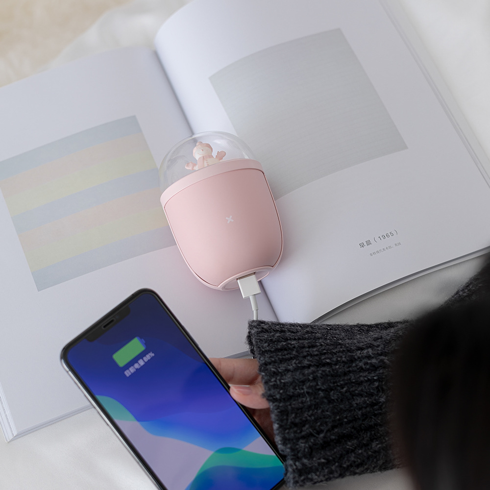 新品雪宝暖手宝二合一充电暖手宝可爱雪人卡通充电保暖冬季礼品