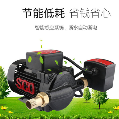增压泵家用全自动自来水太阳能热水器加压泵220V小型管道增压水泵|ru