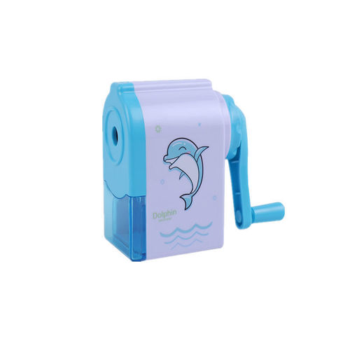 Creative automatic pencil sharpener cartoon mechanical pencil sharpener children's hand-crank pencil sharpener stationery wholesale pencil sharpener