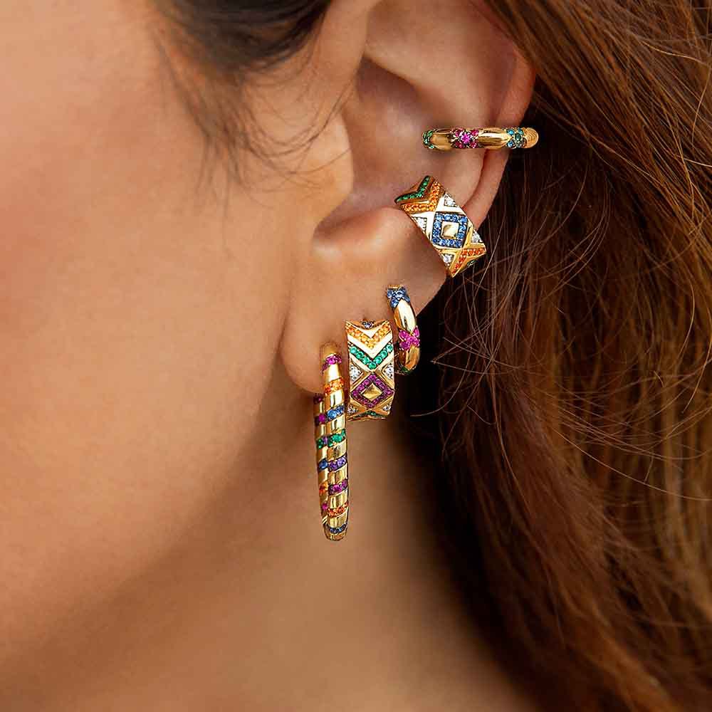 Fashion Colorful Ear Clips Wholesale display picture 2