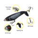 Suspending Whopper Plopper Fishing lures Fresh Water Bass Swimbait Tackle Gear