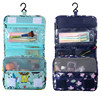 new pattern Korean Edition waterproof travel Cosmetic High-capacity Storage bag Makeup box portable men and women Hooks Wash bag