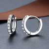 Fashionable brand small earrings, city style, simple and elegant design