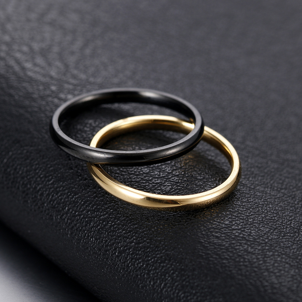 3g Weight PVD Coated Gold Plating Process Gold Plated Plating Material No Inlaid Inlay Material Birthday Occasion 201 Stainless Steel Material Geometric Pattern Couple Gender Polishing Design Fashion Style Rose Gold, Gold, Silver, Black Color PVD Coated Gold Plated Geometric 201 Stainless Steel Fashion 6