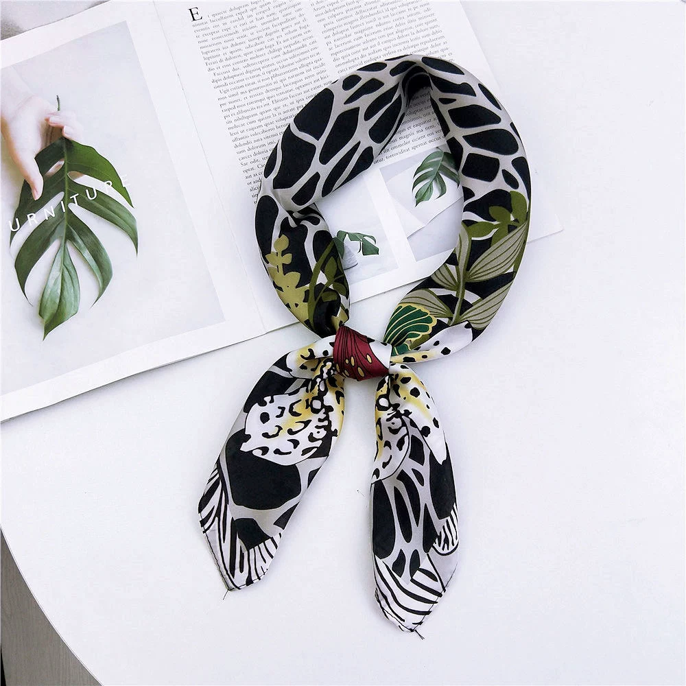 Universal demi-season scarf, thin neckerchief