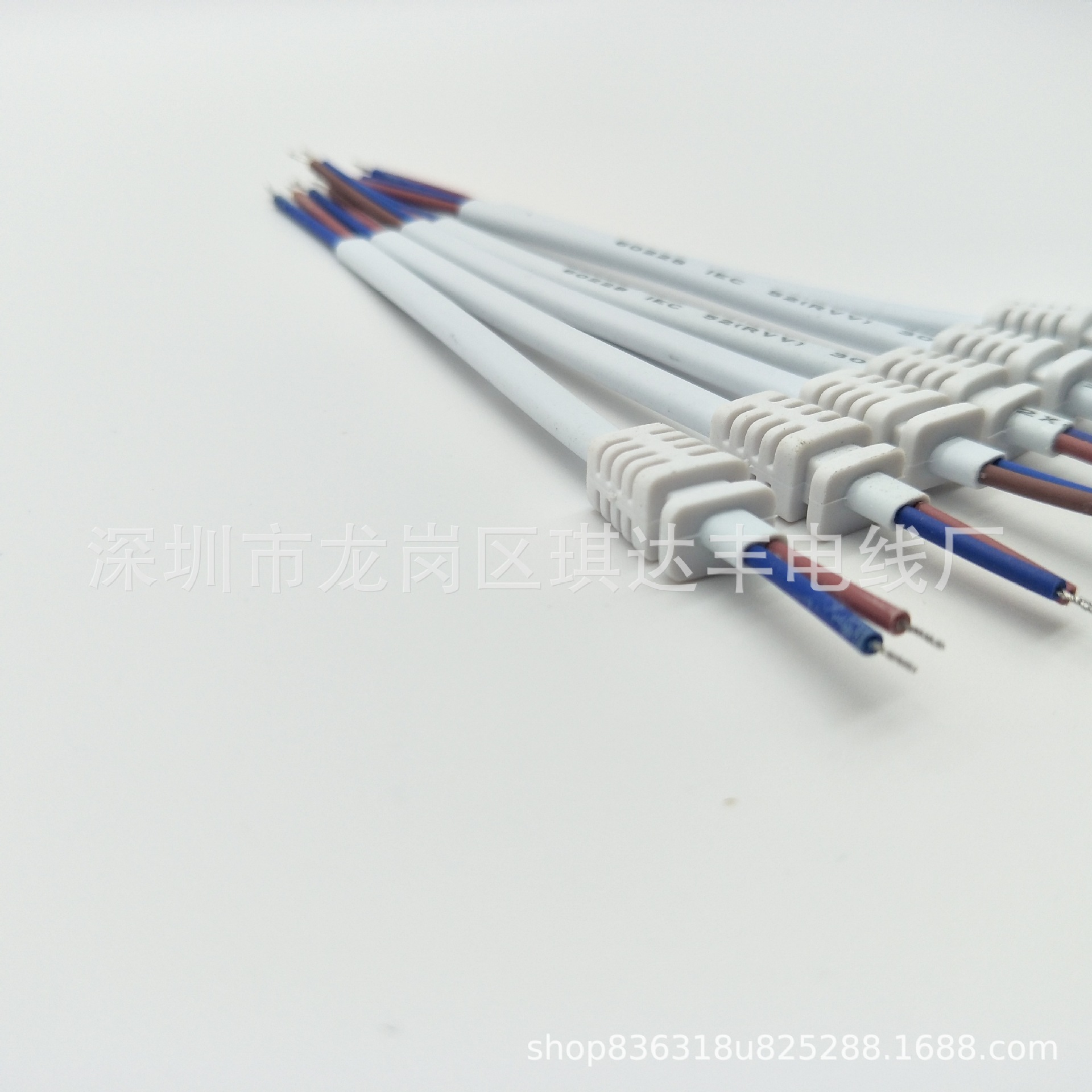 琪达丰连接线防拉护套线软护套多股电线 PVC材质驱动卡扣线