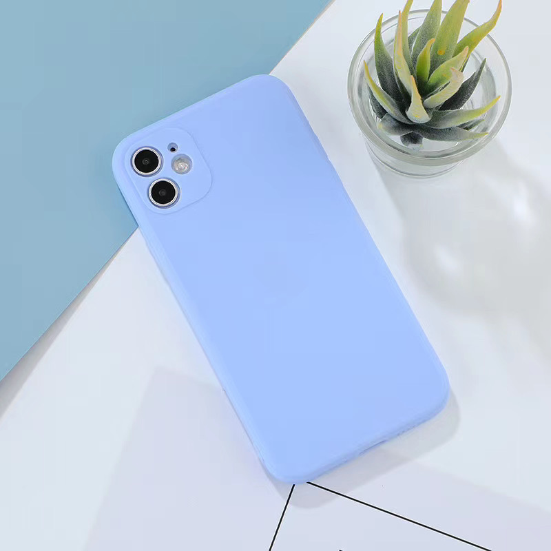 手机硅胶蓝色手机保护套