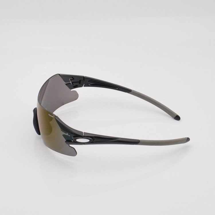 Polariséiert winddicht Mountainbikebrëll, spritzwasserdicht an UV-beständeg Outdoor-Fuerbrëll_voghion.com