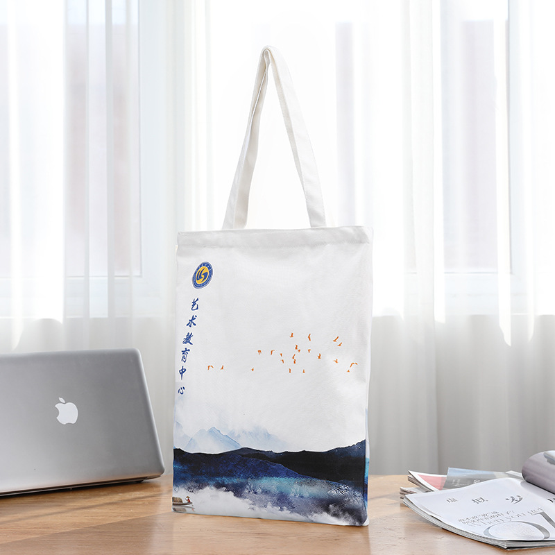 批发帆布袋 学生购物帆布包 空白手提袋 广告宣传印刷LOGO