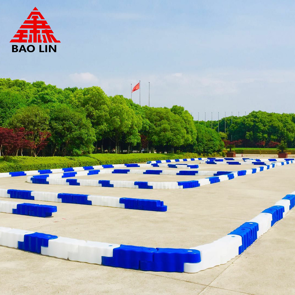 1000*250*300赛车跑道护栏减震卡丁车安全围挡路障塑料防撞升级
