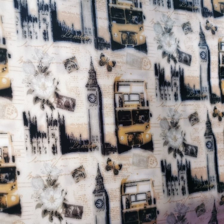 The color-printed series is in large stock and sold directly by the factory. It is a hot-selling outer packaging fabric for bags, cosmetic bags, handbags, etc detail image 4