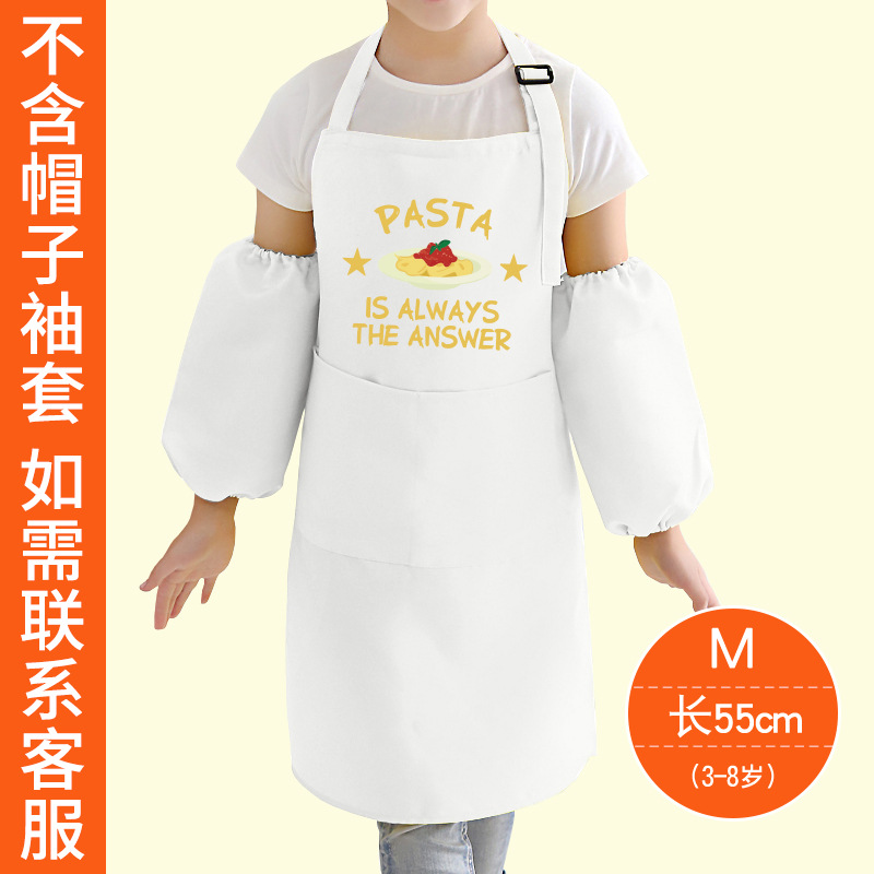 Lindo anti-fouling delantal para niños logotipo personalizado hogar cocina comedor jardín de infantes arte pintura ropa impresión