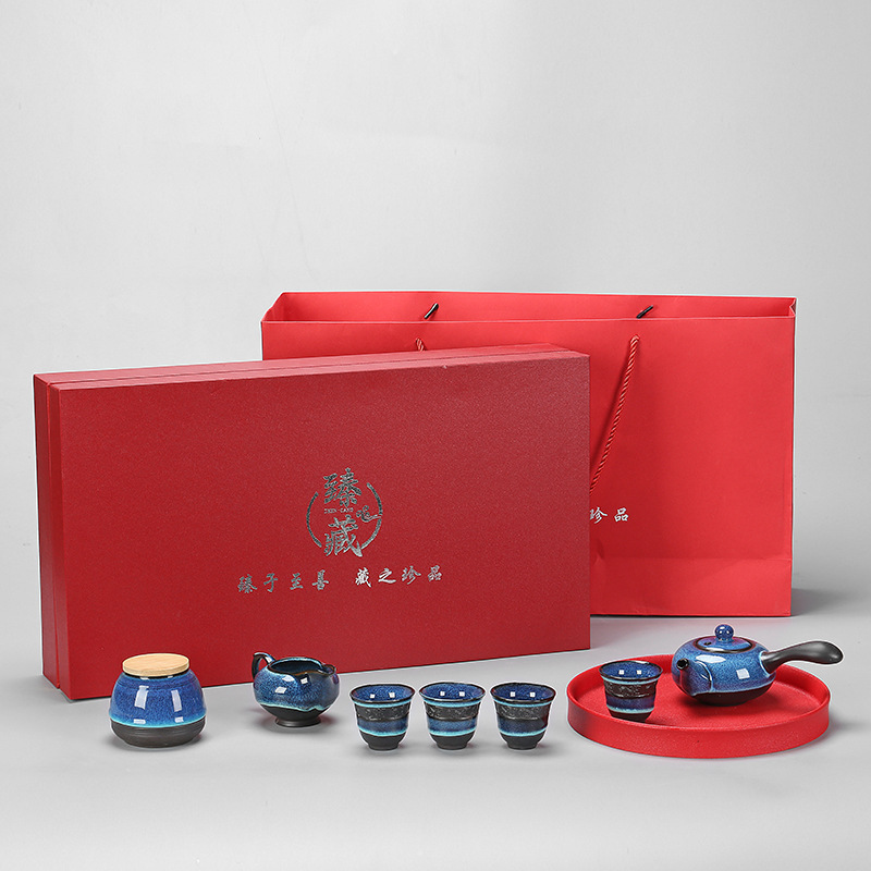 양식 7: 천무 측 특급 선물 상자 세트 (중국 레드 박스)