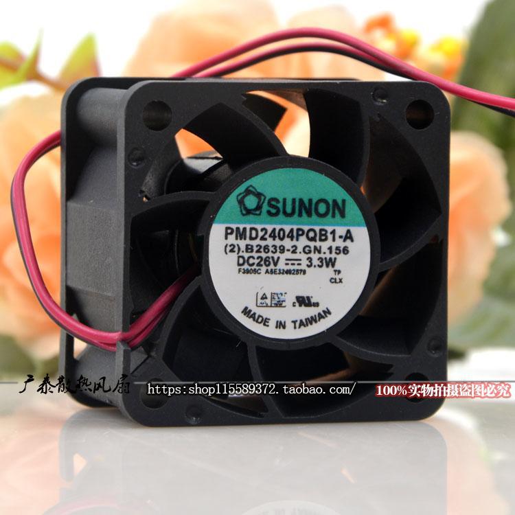 PMD2404PQB1-A DC26V 3.3W 原装正品SUNON 40*40*28MM 轴流风扇