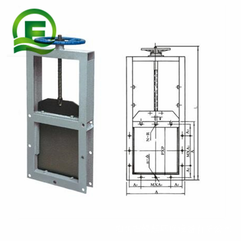 500*500手动插板阀350*350粉尘控制闸阀收尘器卸灰闸板阀螺旋闸门