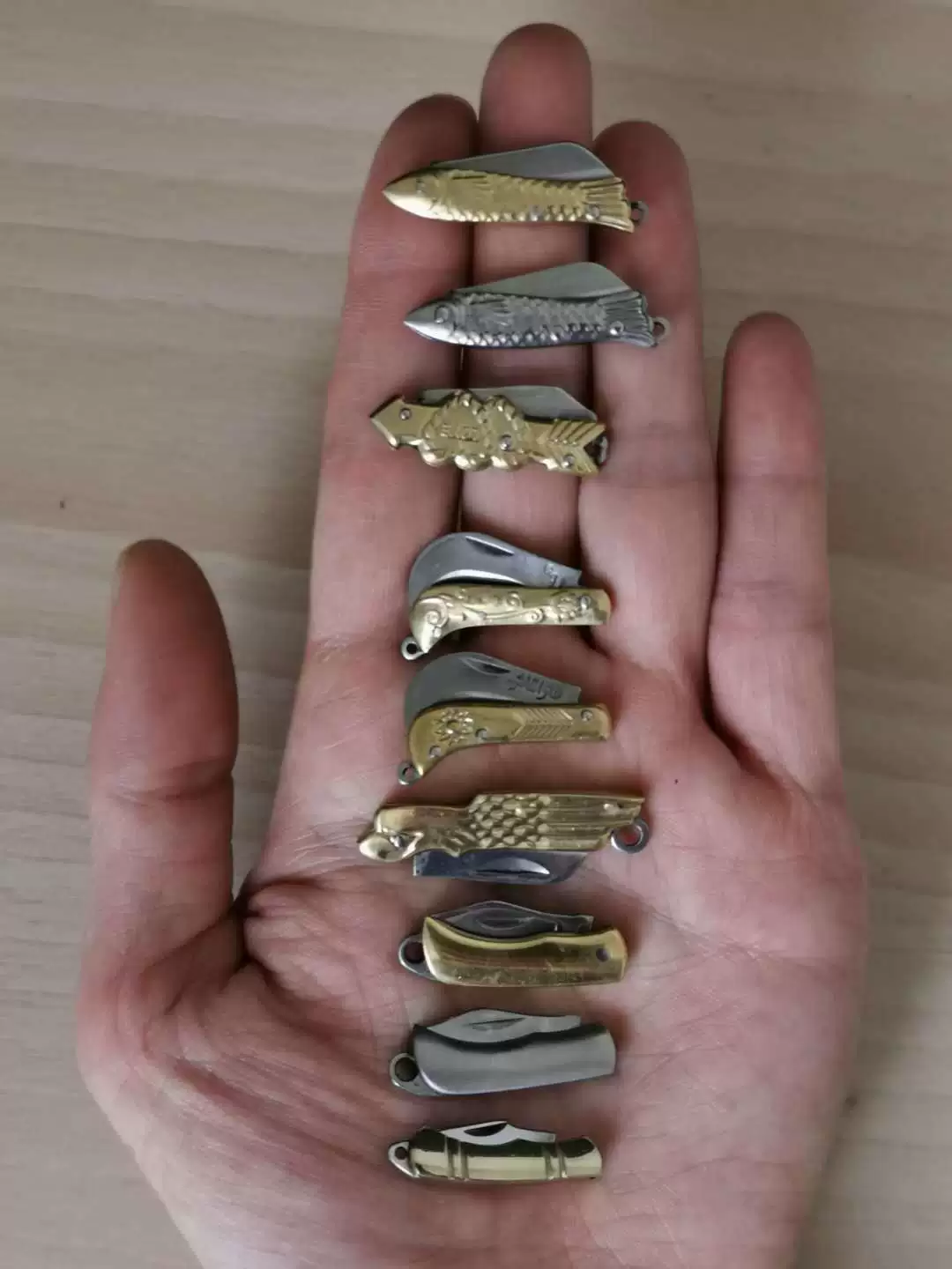 Мини медная ручка нож смешанной партии образец специальная ссылка