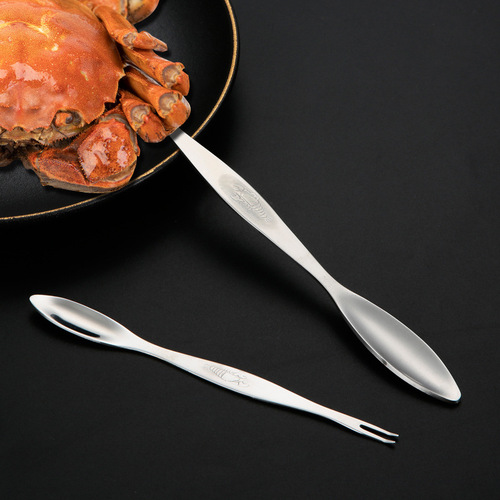 304 stainless steel crab needle, crab eating tool, crab fork, hairy crab needle, crab meat picking tool, crayfish meat spoon