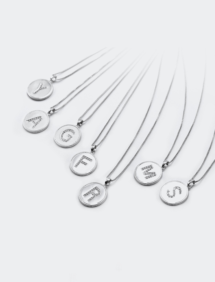 fashion zircon pendant necklace earrings setpicture9