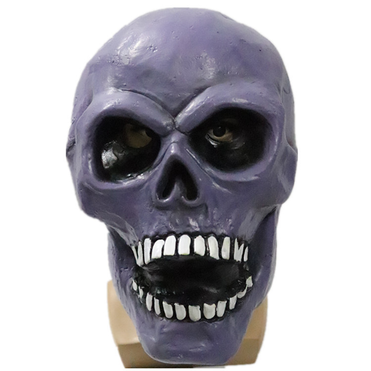 Halloween cráneo máscara horror scary truco de látex tocados cabeza del cráneo de color casa embrujada bar vestir Accesorios