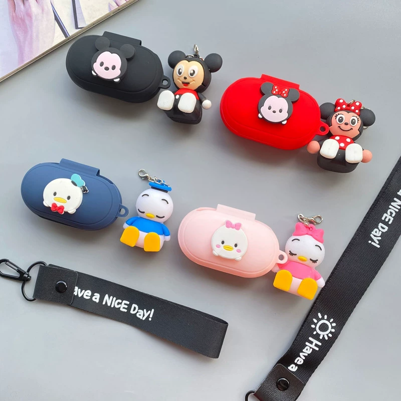 Samsung, compatible wireless protective case, cartoon silicone headphones, 2019, bluetooth, fall protection