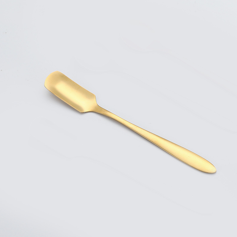13cm 스퀘어 헤드 스푼 골드