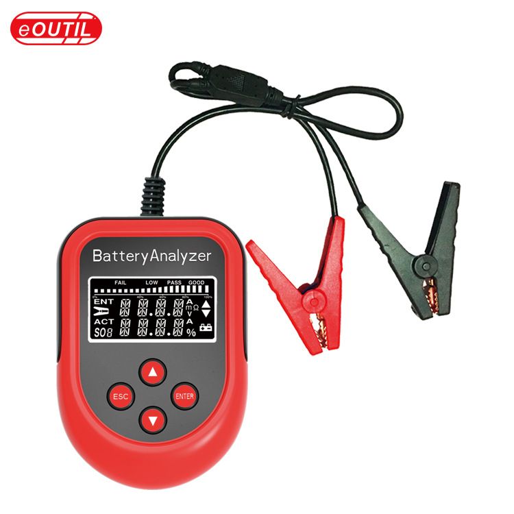 AE1802蓄电池检测仪电瓶检测器蓄电池分析仪电池电压数显仪
