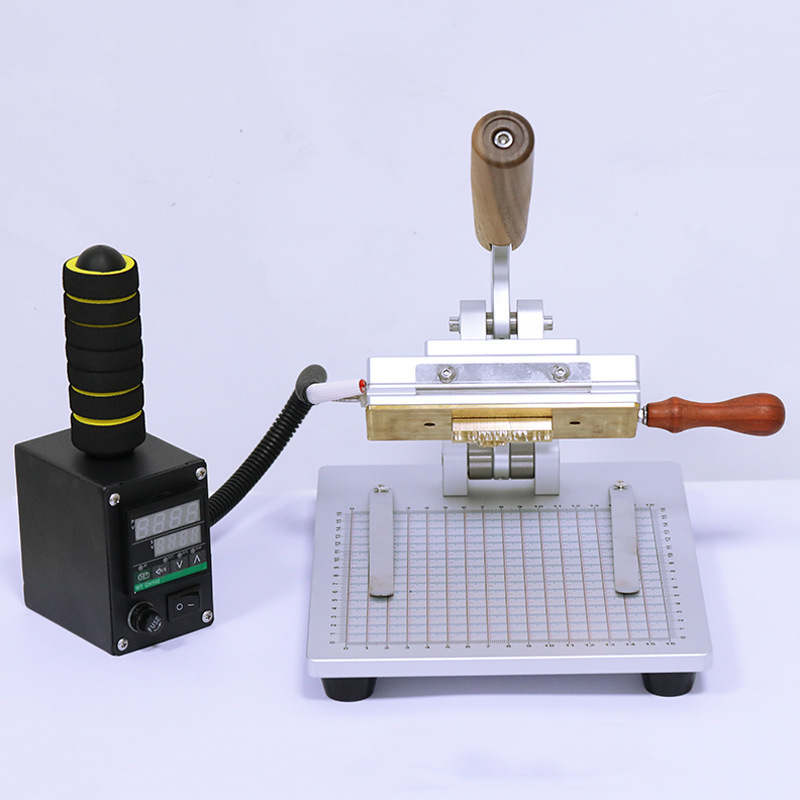 Wentong's New Desktop PU Leather Paper Hot Stamping Embossing Machine Personalized LOGO Movable Type Combination Hot Stamping Machine