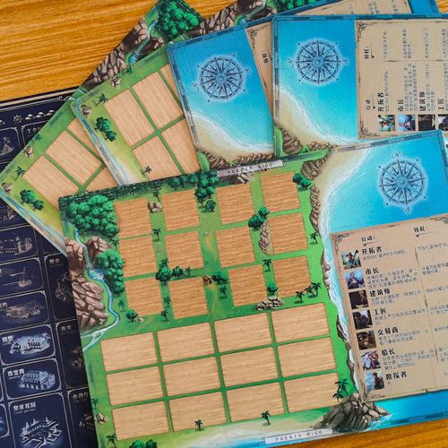 BCG Classic Management Board Game Puerto Rico Deluxe Collector's Edition Chinese Party Game Cards Include Noble Expansion