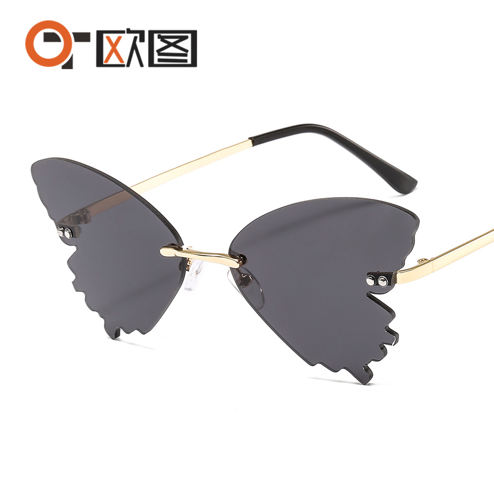 2022 new ladies trendy modern fashion sunglasses 960 European and American butterfly personality cross-border sunglasses