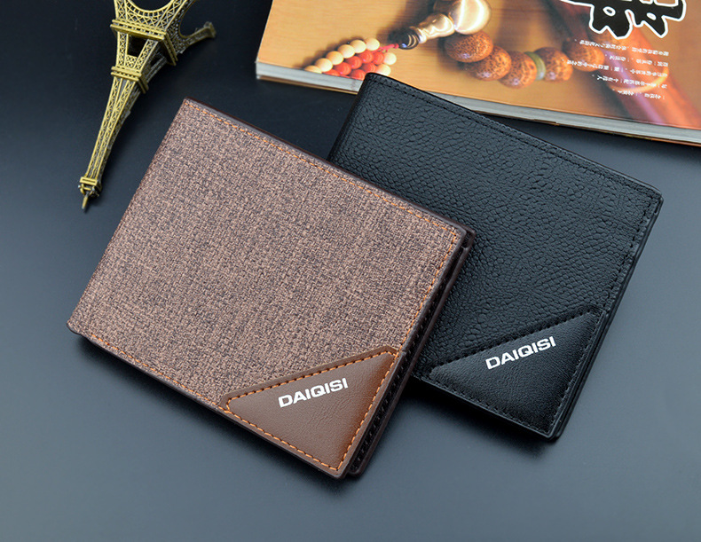 Men's Solid Color Pu Leather Open Wallets display picture 3