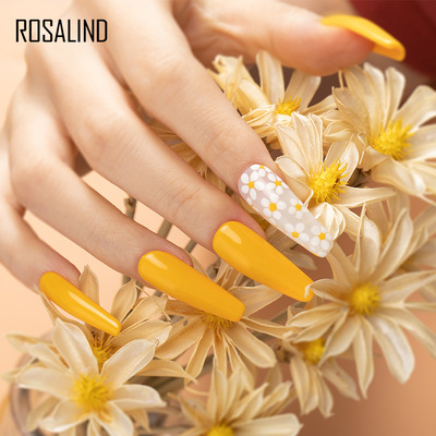 Rosalind ginger nail polish 7ml chrysanthemum sunflower orange nail polish sunset yellow orange Barbie glue