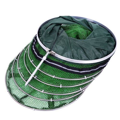 Manufacturer Wholesale Stainless Steel Double Circle Rubber Coated Fish Protector Universal Positioning Thickened Rubber Coated Fish Protector Anti-Hook Black Hole Fish Net