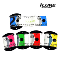LoveLuya Floating Fish Scale, Colorful Waterproof Durable Fish Measuring Tape, Fishing Gear and Tool for Ice Fishing