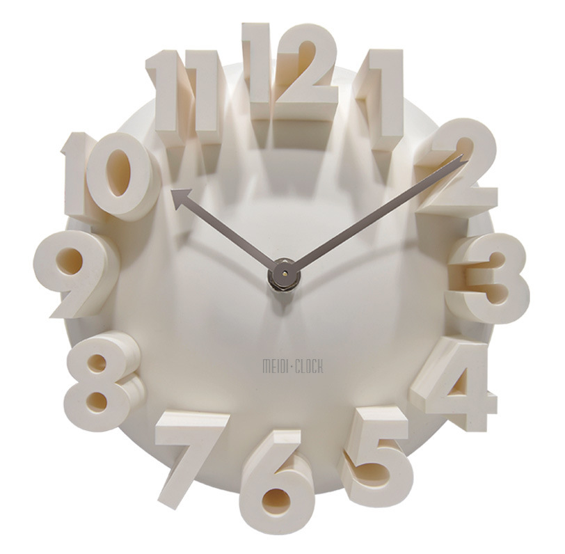 Stereo 3D Digital Wall Clocks 三维立体数字挂钟 家居装饰3D钟