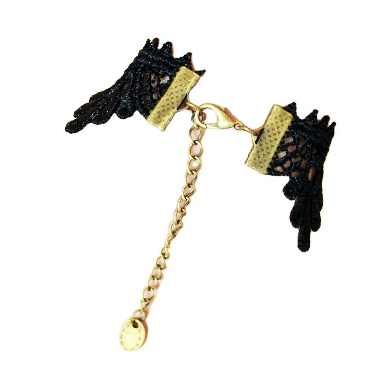 Retro black ring, accessory, Lolita style