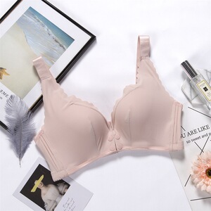哺乳文胸孕妇内衣胸罩怀孕期喂奶防下垂聚拢有型产后浦纯棉无钢圈
