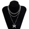 Necklace, fashionable universal trend chain stainless steel, European style, simple and elegant design