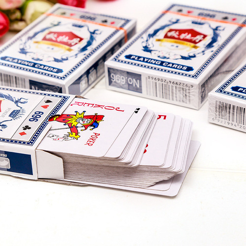 扑克牌纸牌创意加厚硬纸防水斗地主娱乐魔术道具朴克牌棋牌室专用