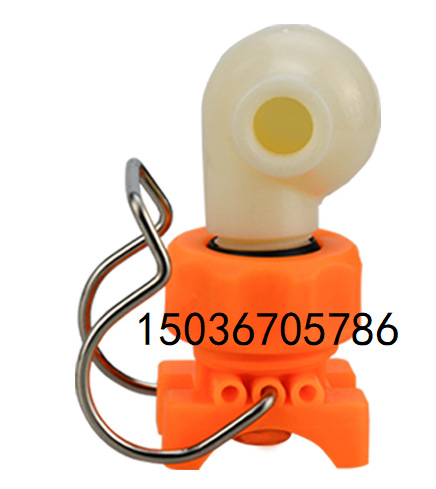 球形塑料可调夹扣喷嘴卡扣喷头夹扣多项涡流喷头