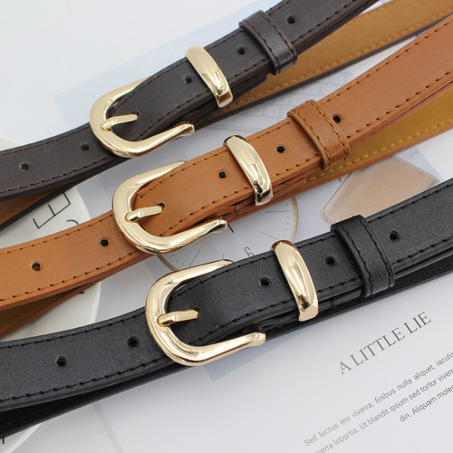 Korean chic decorative belt for women, waist slimming belt for students, simple homemade jeans belt, one piece drop shipping