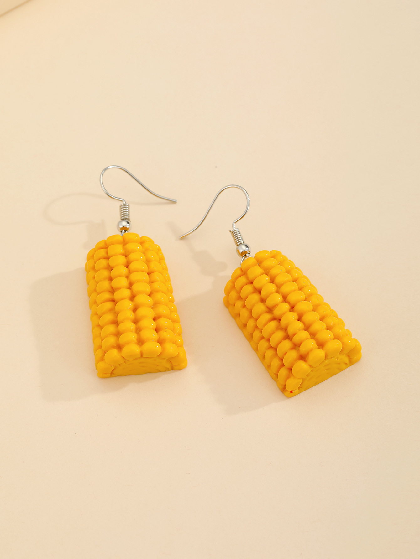 Funny Corn  Food Pendant Earrings display picture 1