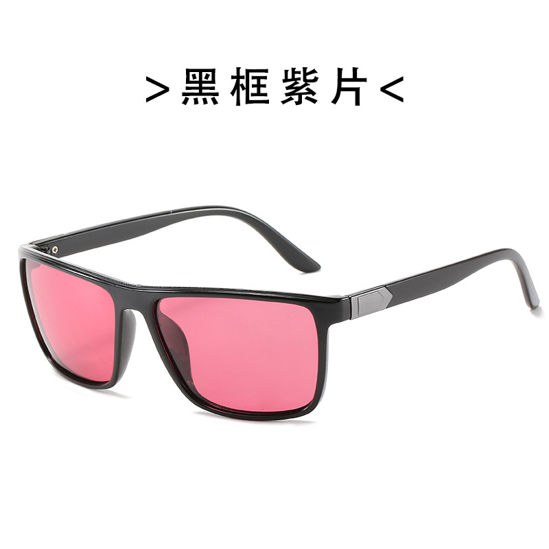 Nuevas gafas de sol polarizadas cuadradas de montura completa para hombre, gafas de sol deportivas para conducir, tendencia de fabricante transfronterizo del Sudeste Asiático.