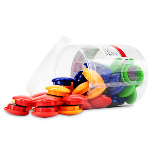 Deli 8725 color whiteboard magnetic nail magnet blackboard Magnet/magnet 30mm whiteboard accessories 48 tablets/tube