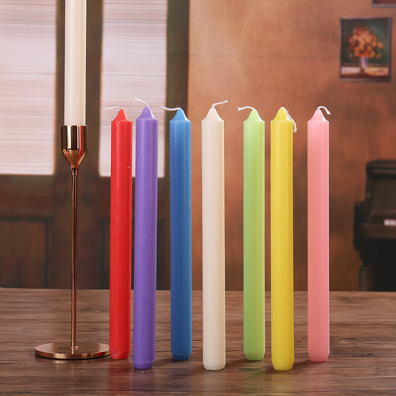 Novelty Solid Color Paraffin Candle display picture 4