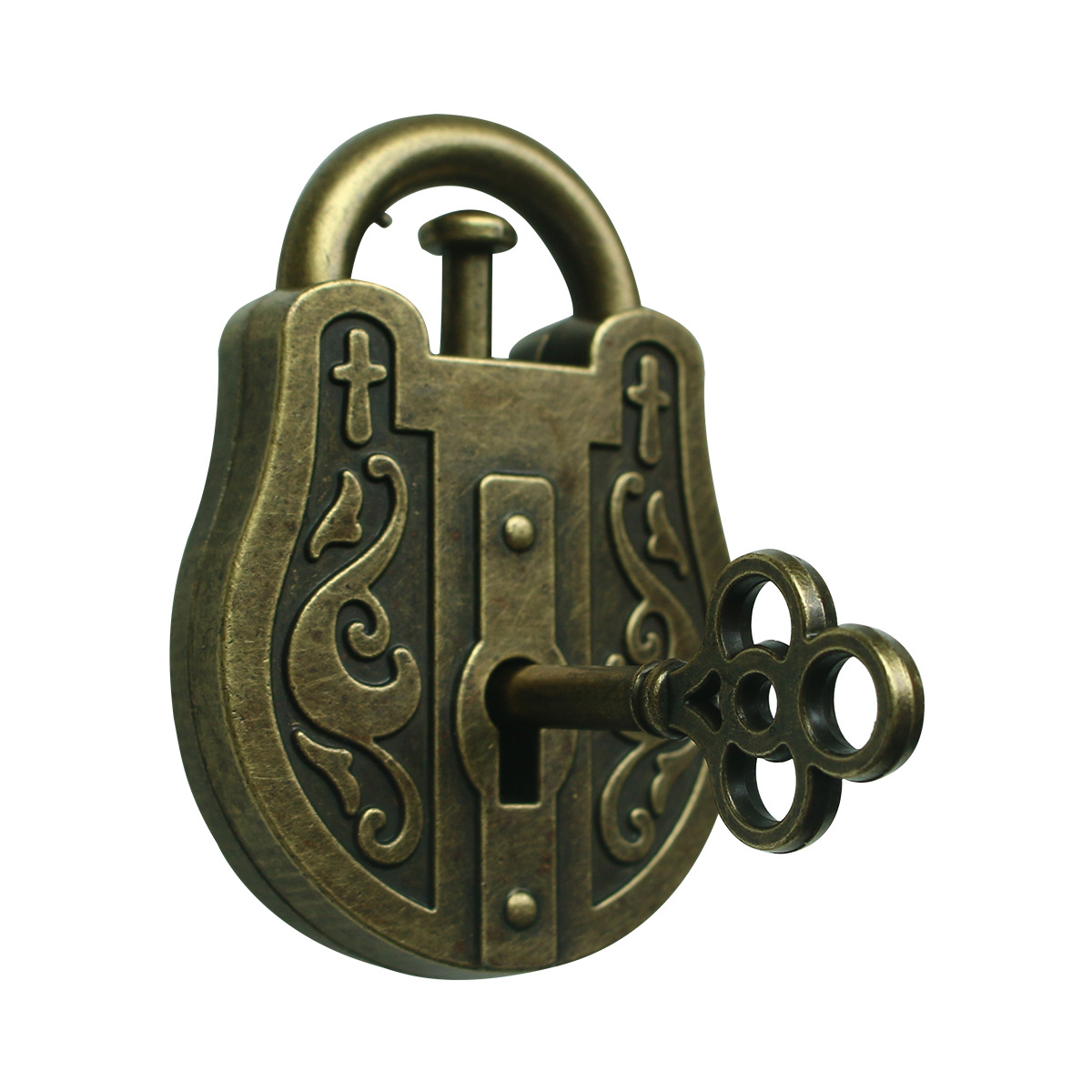 悟不空青铜 神力锁 中小学生玩具智能解迷孔明鲁班锁拆解巧环